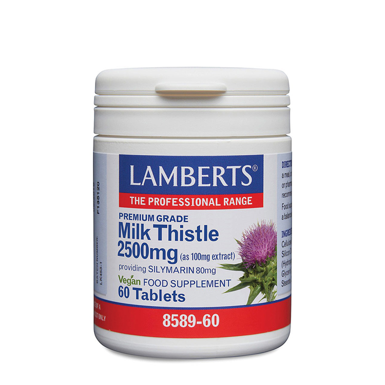 Lamberts Milk Thistle 3000mg  60 tabs